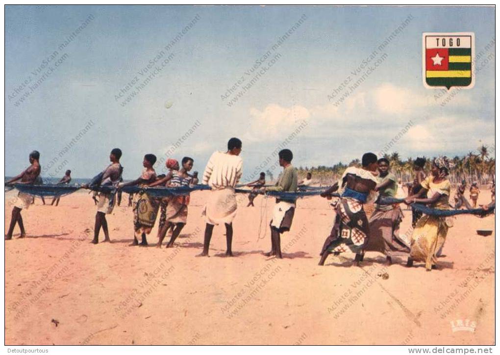 TOGO République Du Togo : Scène De Pêche Sur La Plage - Togo