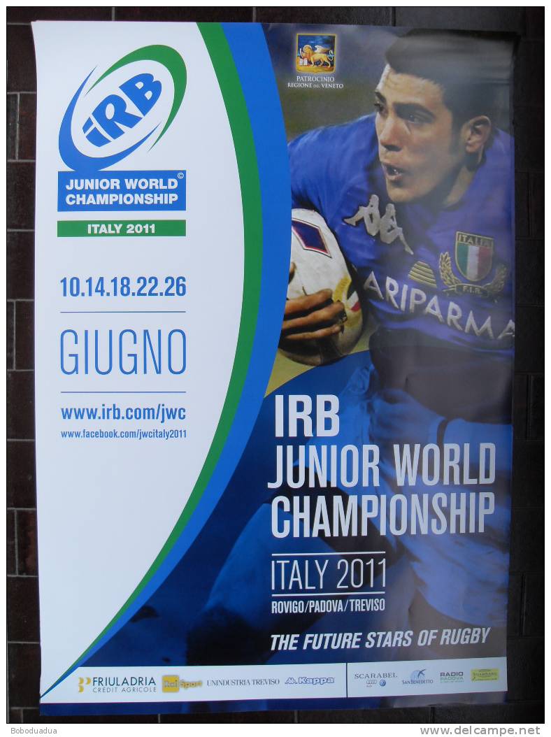 MANIFESTO RUGBY JUNIOR WORLD CHAMPIONSHIP IRB ITALIA 2011 - REGIONE VENETO - Rugby