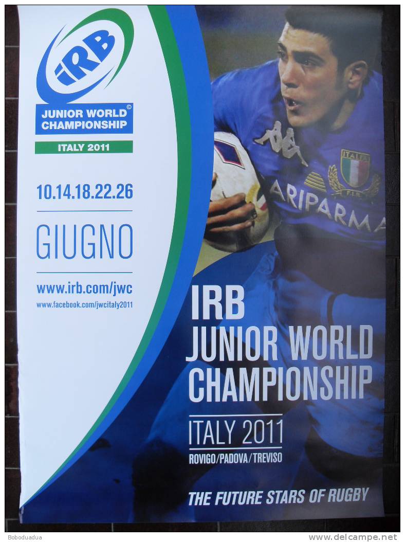 MANIFESTO RUGBY JUNIOR WORLD CHAMPIONSHIP IRB ITALIA 2011 - Rugby