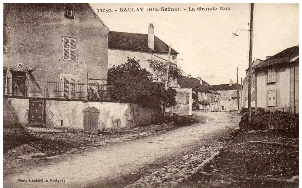 BAULAY "La Grande Rue " - Autres & Non Classés