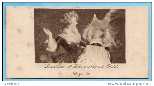 Wills - Art Photogravures (ca 1913) - 1 - Duchess Of Devonshire And Child (Reynolds) - Wills