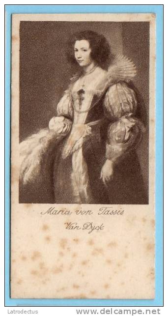 Wills - Art Photogravures (ca 1913) - 7 - Maria Von Tassis (Vandyck) - Wills