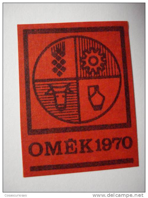 245 OMEK  MAGYAR  ?? CINDERELLA VIÑETA VIGNETTE REKLAMEMARKE  WERBEMARKE POSTERSTAMP ERINNOPHILIE  REKLAME - Vignettes De Fantaisie