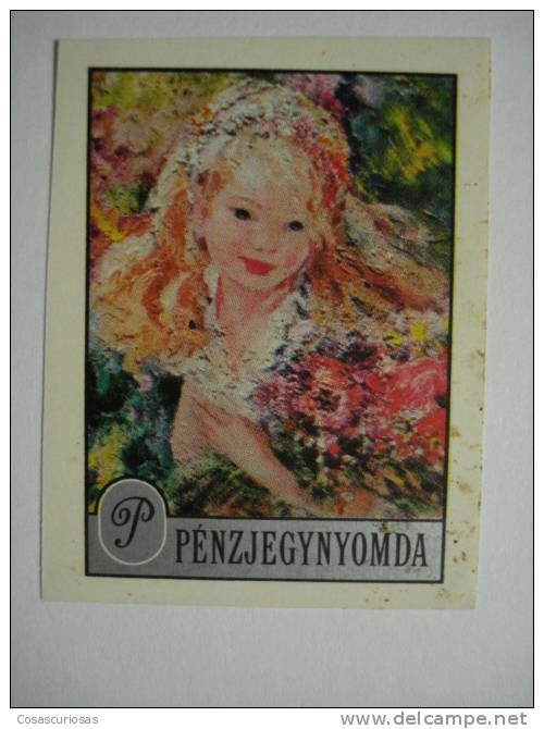 253 MAGYAR ??? CINDERELLA VIÑETA VIGNETTE REKLAMEMARKE  WERBEMARKE POSTERSTAMP ERINNOPHILIE  REKLAME - Fantasy Labels