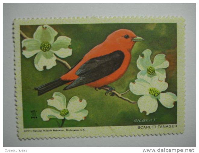 260 UNITED STATES BIRD USA CINDERELLA VIÑETA VIGNETTE REKLAMEMARKE  WERBEMARKE POSTERSTAMP ERINNOPHILIE  REKLAME - Etichette Di Fantasia