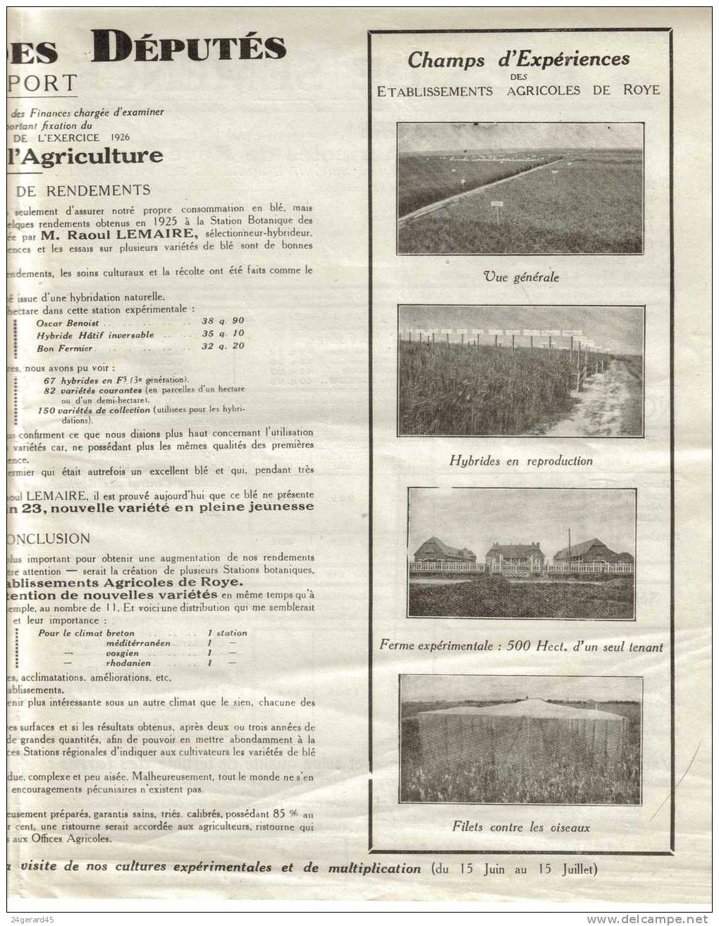 LIVRET PLIANT 3 VOLETS PUBLICITE Bulletin Mensuel Du Syndicat Des Agriculteurs De France - Advertising