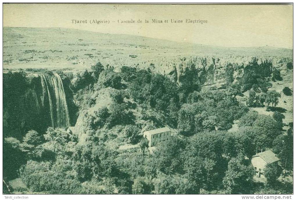 TIARET - Cascade De La Mina Et Usine Electrique - Tiaret
