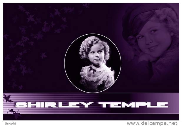 H - HD - 64  @     Shirley Temple     Hollywood Movie Star Actress     ( Postal Stationery , Articles Postaux ) - Acteurs