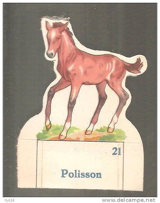 Le Petit Grosjean Et La Vache Sérieuse  Animaux De La Ferme  Polisson  N° 21 - Animales