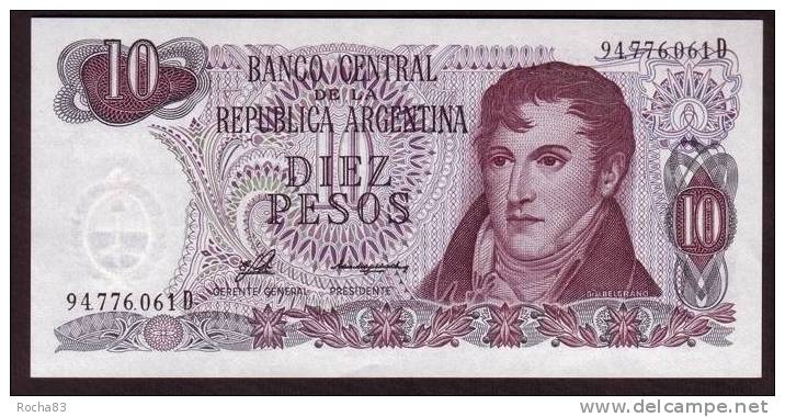 BILLET - ARGENTINE - 10 Pesos De 1970 - Pick 289 - Argentina