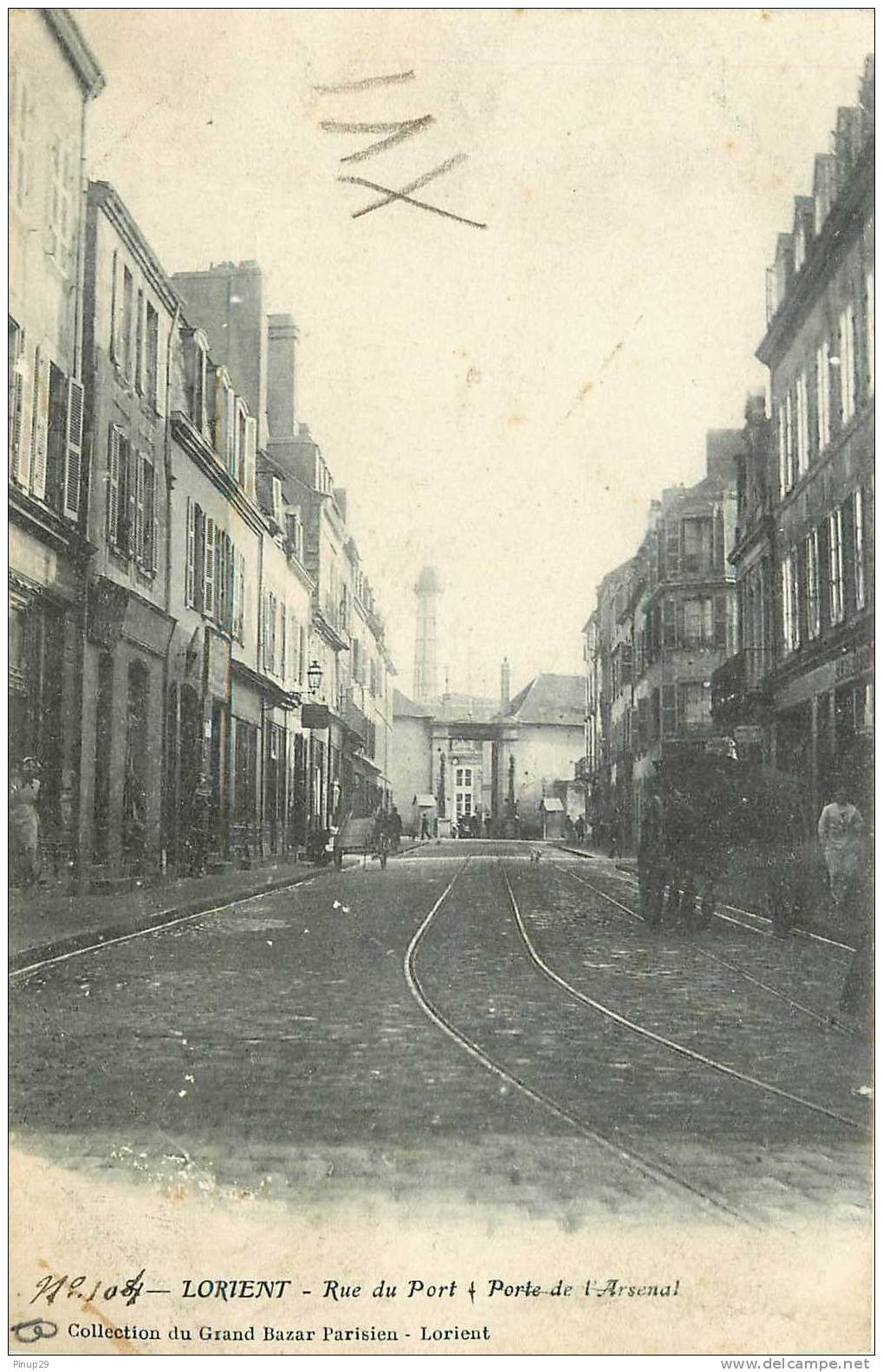 LORIENT     RUE DU PORT  PORTE DE L A RSENAL - Lorient