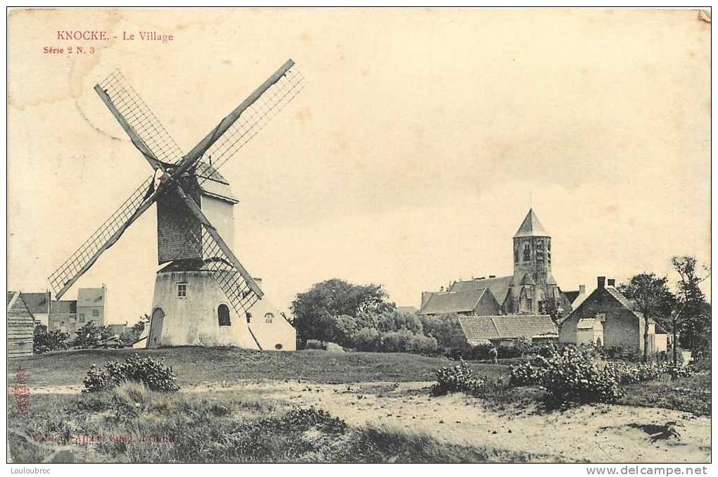 KNOCKE LE VILLAGE AVEC LE MOULIN - Knokke