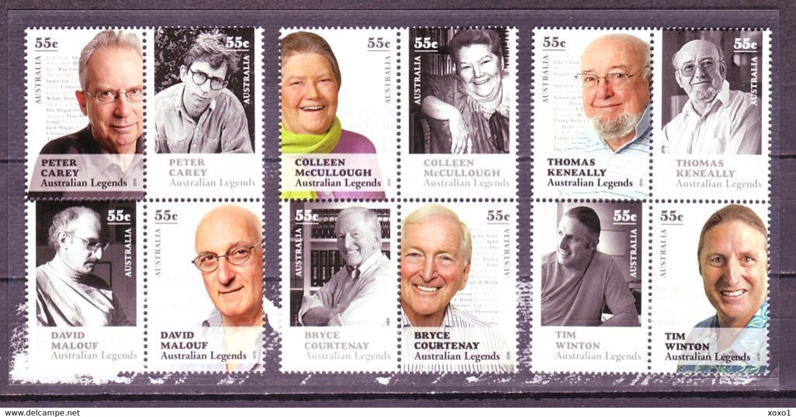 Australia 2010 MiNr. 3323 - 3334  Australien Legends Writers 12 V   MNH** 13,00 € - Neufs