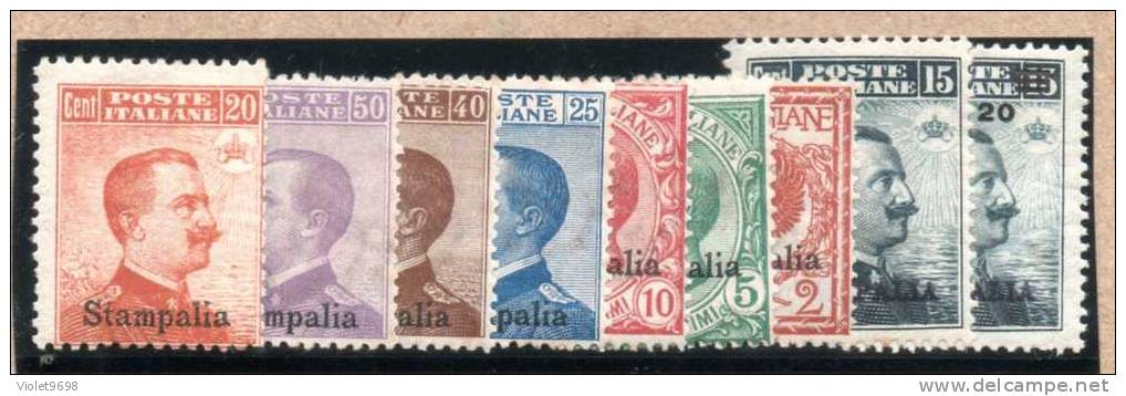 ITALIE : Egée Stampalia : TP N° 1/9 * - Aegean (Stampalia)