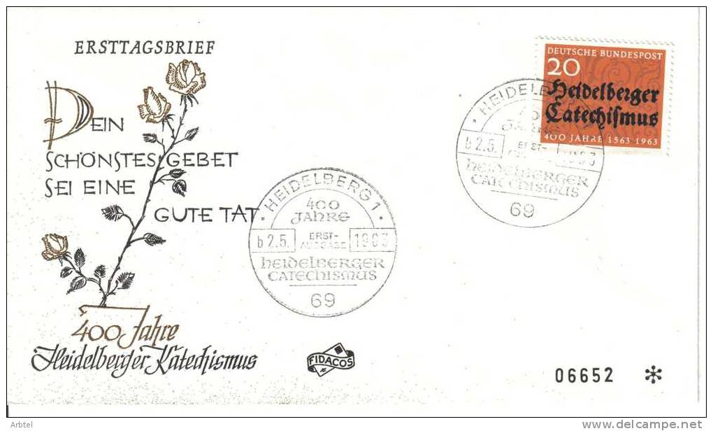 ALEMANIA SPD 1963 CATECISMO DE HEILDELBERGER RELIGIÓN - Théologiens