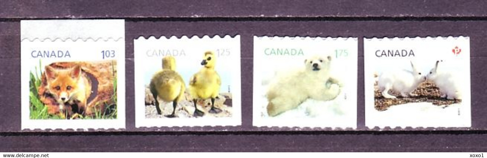 Canada 2011 MiNr. 2682 - 2685  Kanada Baby Wildlife Animals Birds - I 4v MNH** 9,50 € - Ours