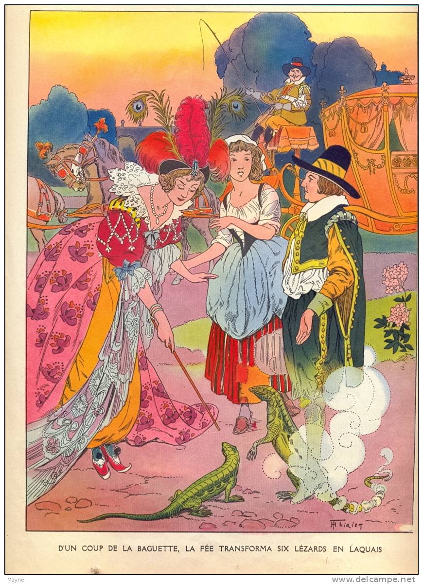 CENDRILLON  -   Contes De PERRAULT - (Illustrations De H. Thiriet). 1915  Trés Bon état - Autres & Non Classés