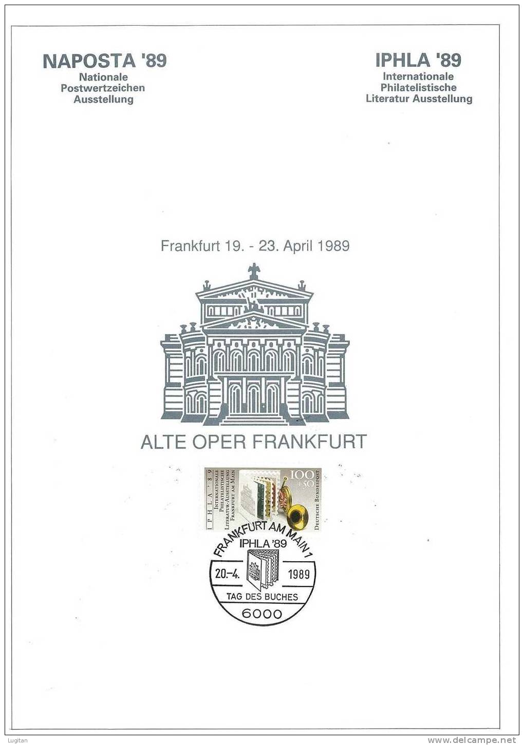 Filatelia -  FOLDER FDC GERMANIA - GERMANY -  NAPOSTA '89 - IPHLA '89 -  ANNO 1989 - 15 PAESI EUROPEI ADERENTI - Sonstige & Ohne Zuordnung