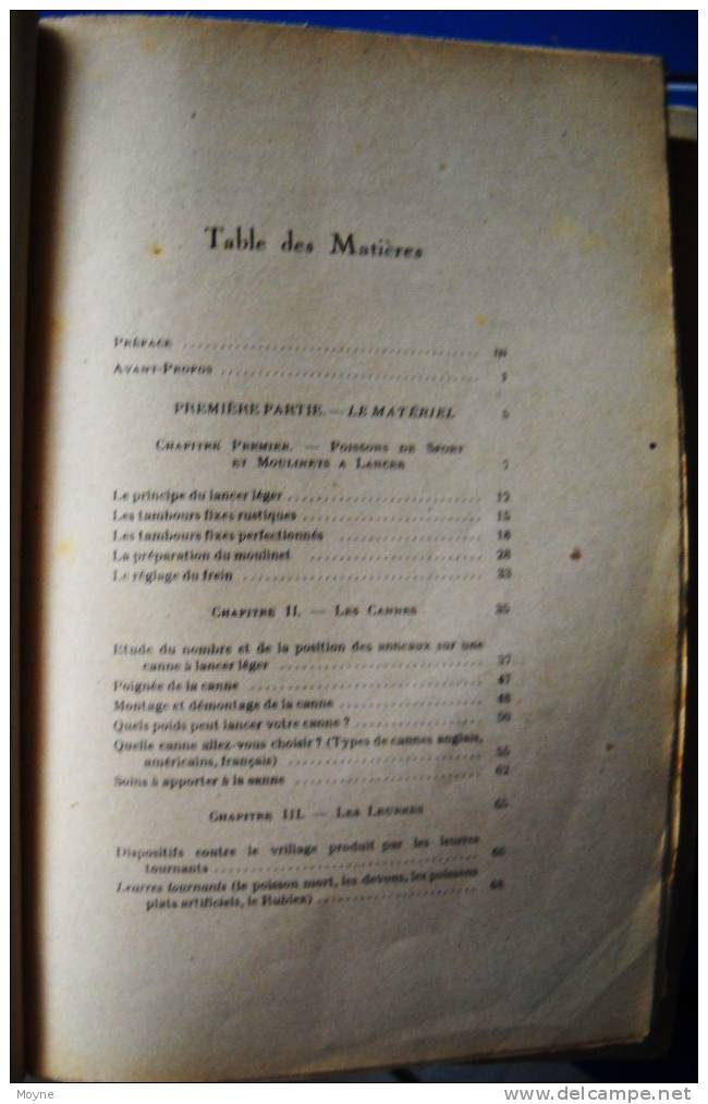 TECHNIQUE  DU  LANCER  LEGER   Par  Louis CARRERE - Rare édition De 1945 - Caza/Pezca