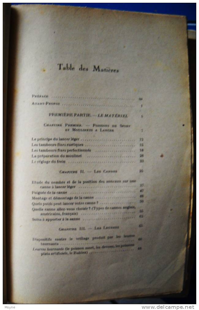 TECHNIQUE  DU  LANCER  LEGER   Par  Louis CARRERE - Rare édition De 1945 - Caccia/Pesca
