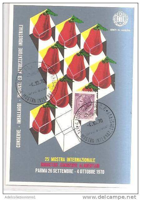 57487)cartolina Illustratoria Parma - E.A. MOSTRA DELLE CONSERVE ALIMENTARI - Parma