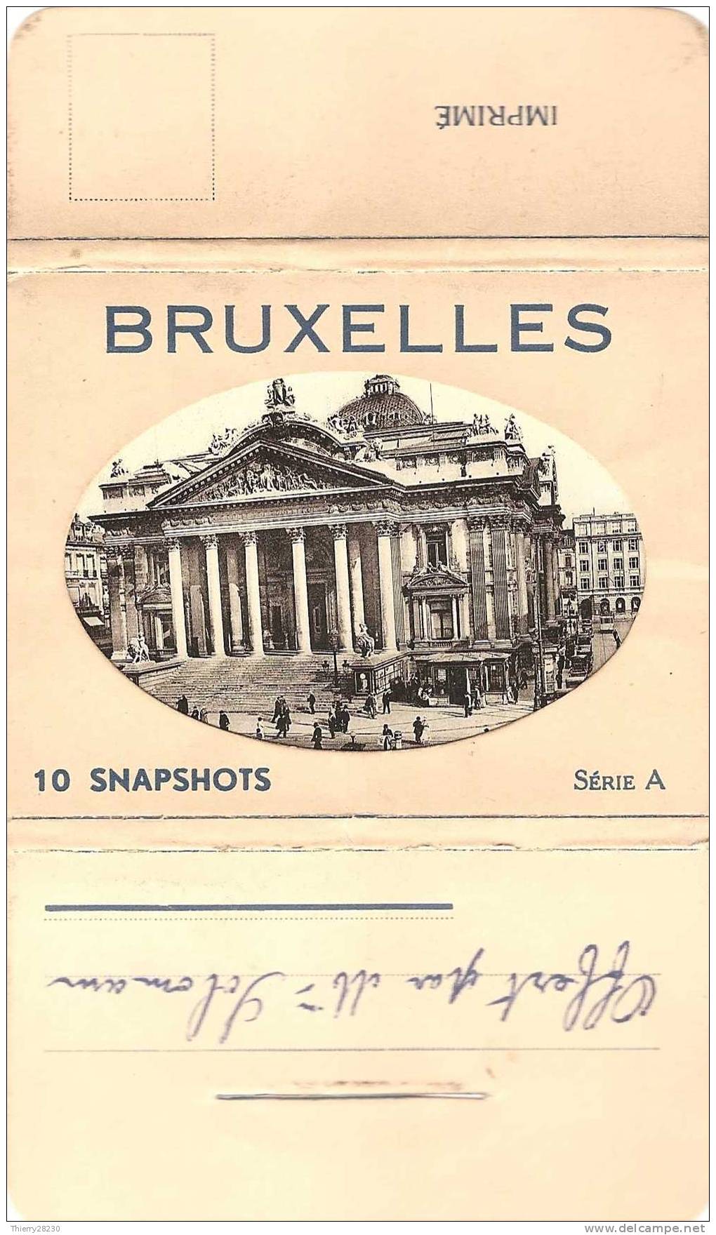 Pochette De 10 Vues (snapshots) De BRUXELLES (Belgique) - Lots, Séries, Collections