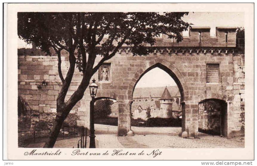 Nederland-Limburg, Maastricht 1921, Poort Van De Haet En De Nijt, Gebruikt Nee - Maastricht