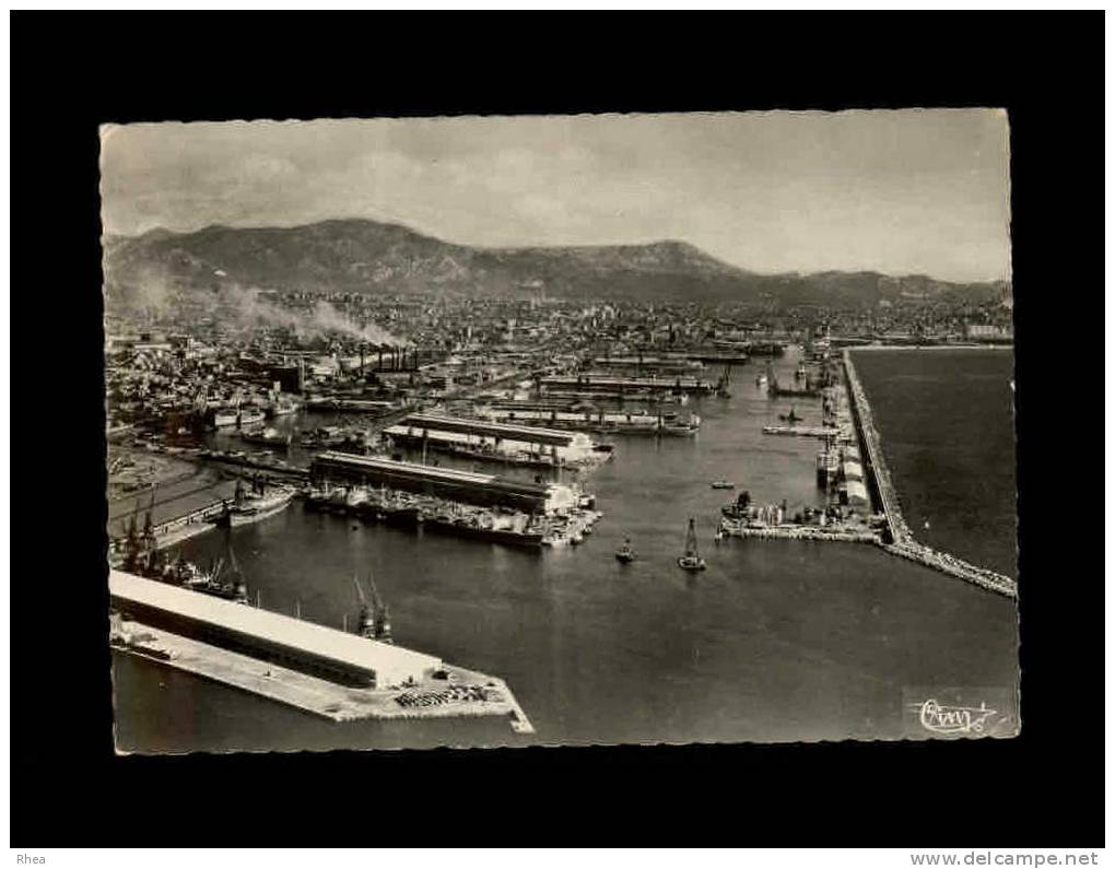 13 - MARSEILLE - Vue Aérienne Sur Les Bassins Du Port De La Joliette - 100 - Joliette, Havenzone