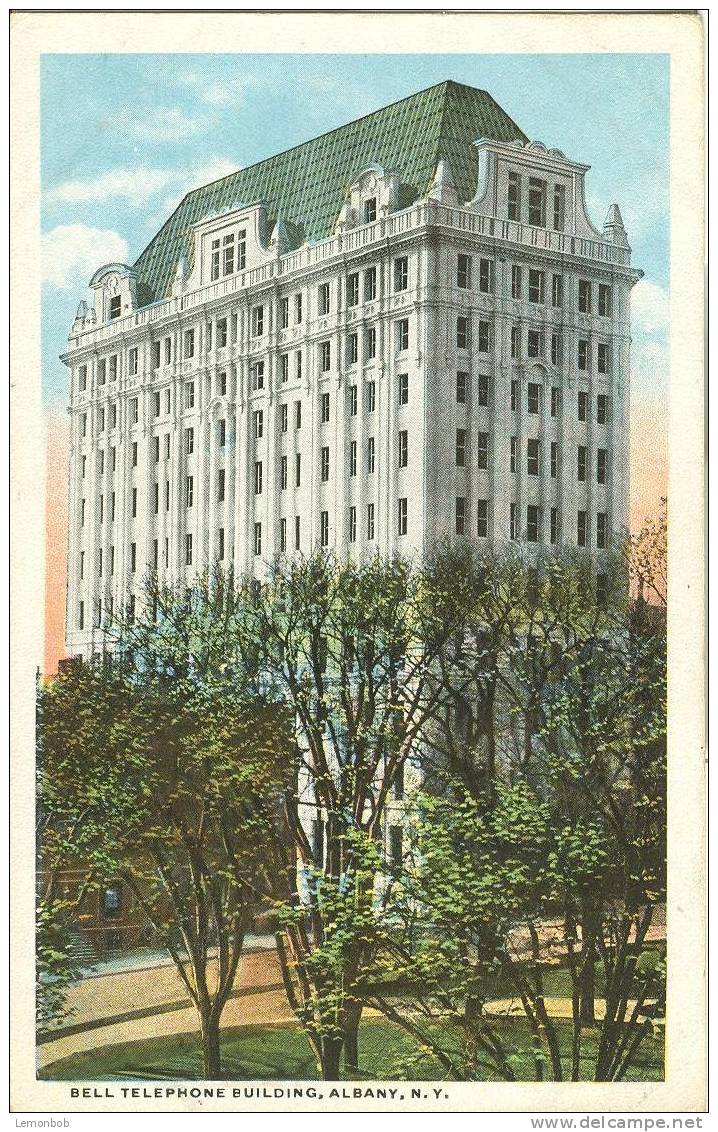 USA – United States – Bell Telephone Building, Albany New York Early 1900s Unused Postcard [P3834] - Albany