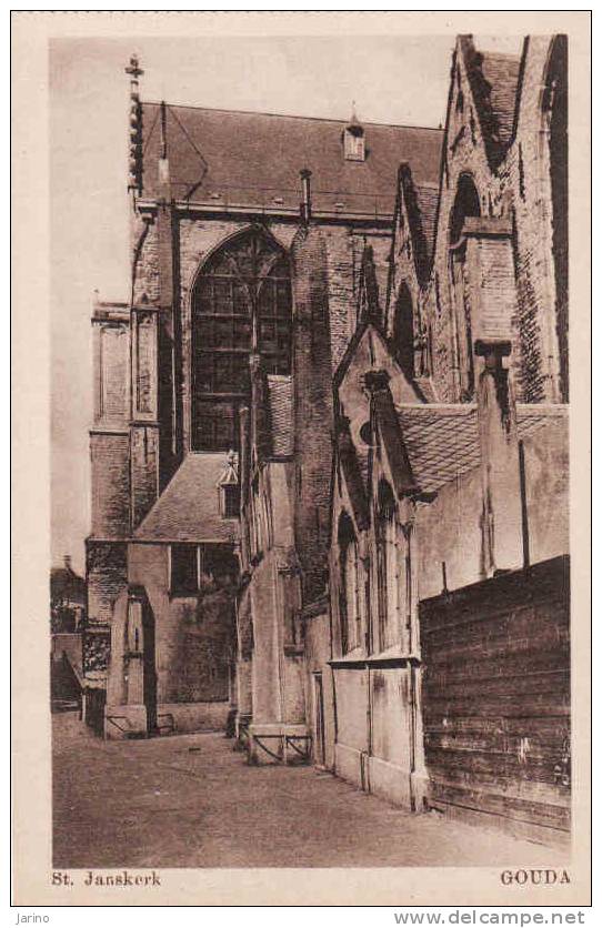 Nederland-Zuid Holland, Gouda 1920, St. Janskerk, Gebruikt Nee - Gouda