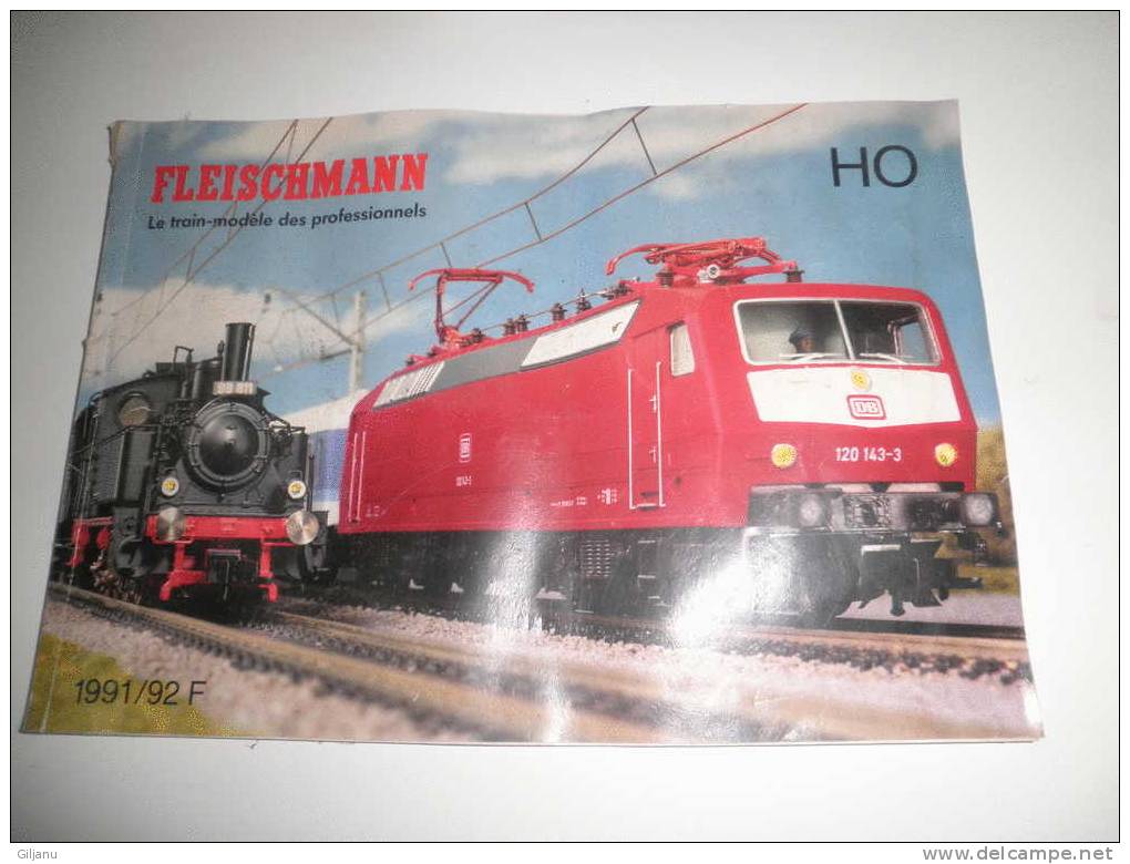 FLEISCHMANN  LE TRAIN MODELE DES PROFESSIONNELS   1991 - Trains