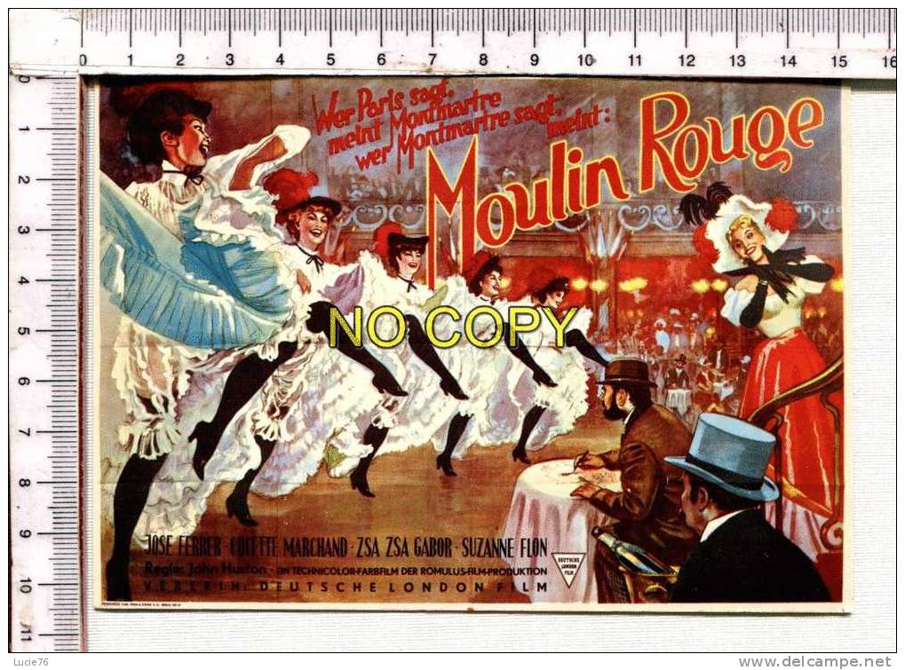 D'après AFFICHE  -  MOULIN ROUGE   - - Cabarets