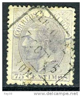 ALFONSO XII, 75 CTS USADO, 1882 - Used Stamps