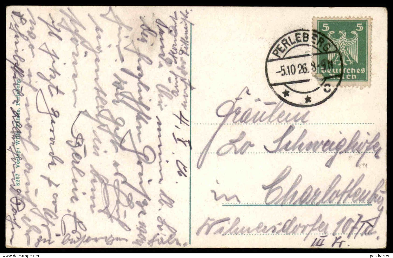 ALTE POSTKARTE PERLEBERG LINDENSTRASSE MIT AMTSGERICHT Gericht Court Tribunal Justice Ansichtskarte AK Postcard Cpa - Perleberg