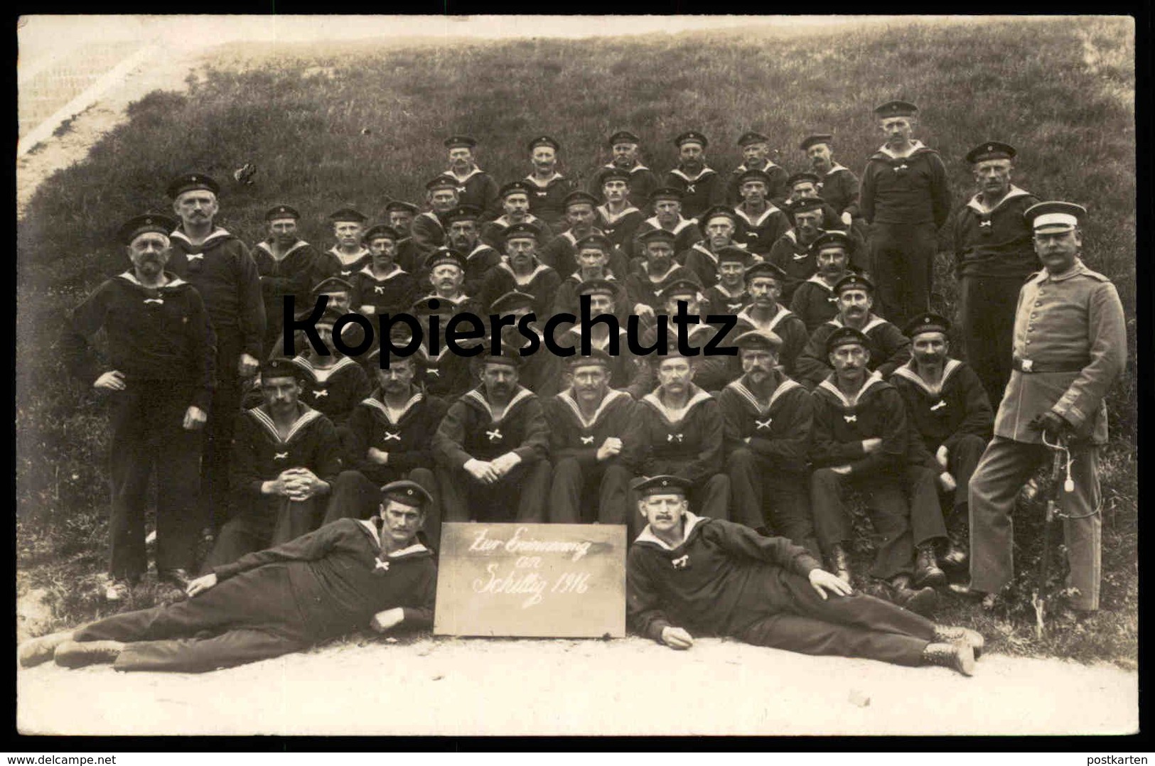 ALTE FOTO POSTKARTE SCHILLIG KOMPANIE MATROSENARTILLERIE Artillerie Soldat Soldaten Marine Horumersiel Wangerland Photo - Wangerland