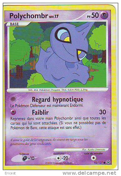 -- CARTE POKEMON POLYCHOMBR NIV 17 92/127 NEUVE - Autres & Non Classés