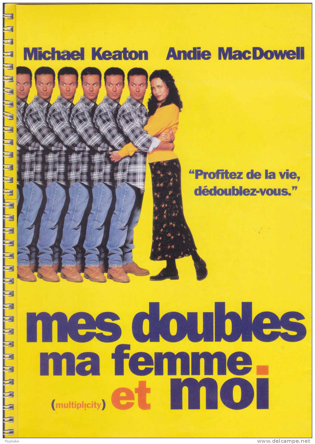 Dossier De Presse 11 Septembre 1996 Multiplicity Mes Doubles Et Moi Michael Keaton Andie MacDowell Columbia - Film/ Televisie