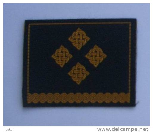 CROATIAN ARMY - CAPTAIN ( Croatia Army Rank ) Capitaine Capitán Capitano Capitão * Grade Militaire Grado Militar Ranks - Uniform