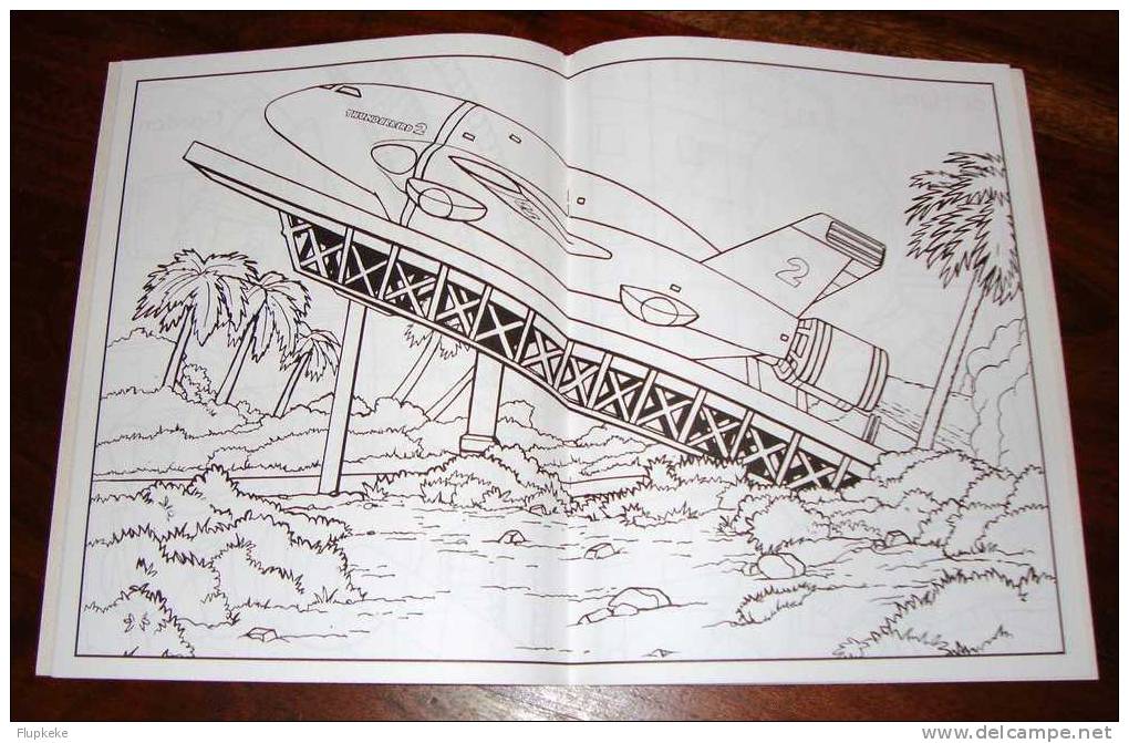 Thunderbirds Kleur-Boek Album à Colorier Sans Texte Carlton Book 2001 - Cartoni Animati