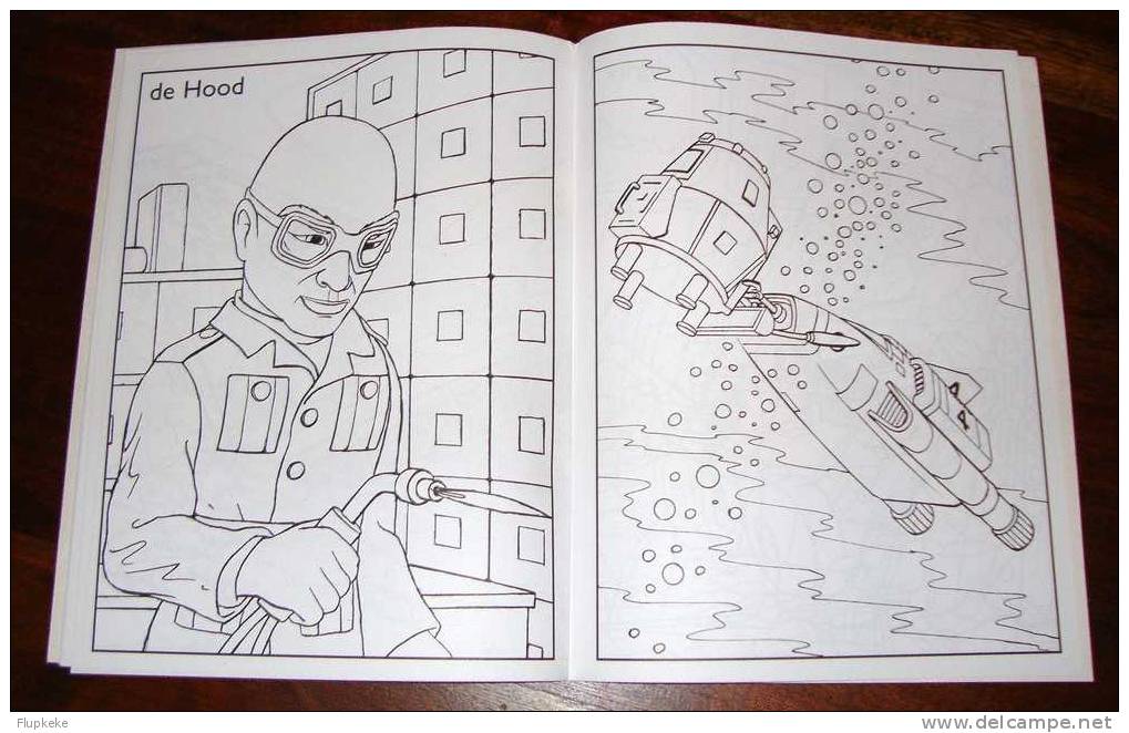 Thunderbirds Kleur-Boek Album à Colorier Sans Texte Carlton Book 2001 - Dessins Animés