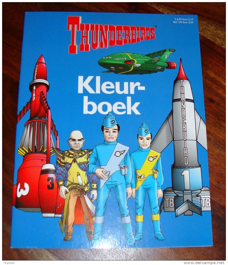 Thunderbirds Kleur-Boek Album à Colorier Sans Texte Carlton Book 2001 - Cartoni Animati