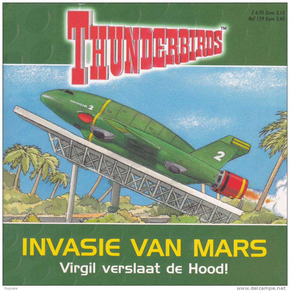 Thunderbirds Invasie Van Mars Virgil Verslaat De Hood Bridge Publishing Carlton Book 2001 - Cartoni Animati