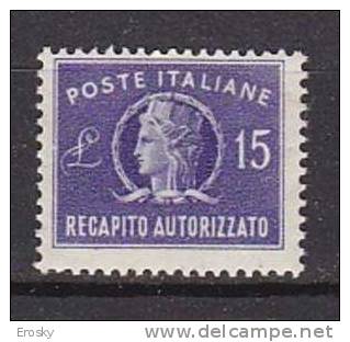 Y6197 - ITALIA RECAPITO Ss N°10 - ITALIE EXPRES Yv N°36 ** - Poste Exprèsse/pneumatique
