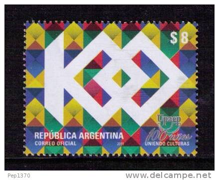 ARGENTINA 2011 - UPAEP 100 AÑOS UNIENDO CULTURAS - 1 SELLO - Nuevos
