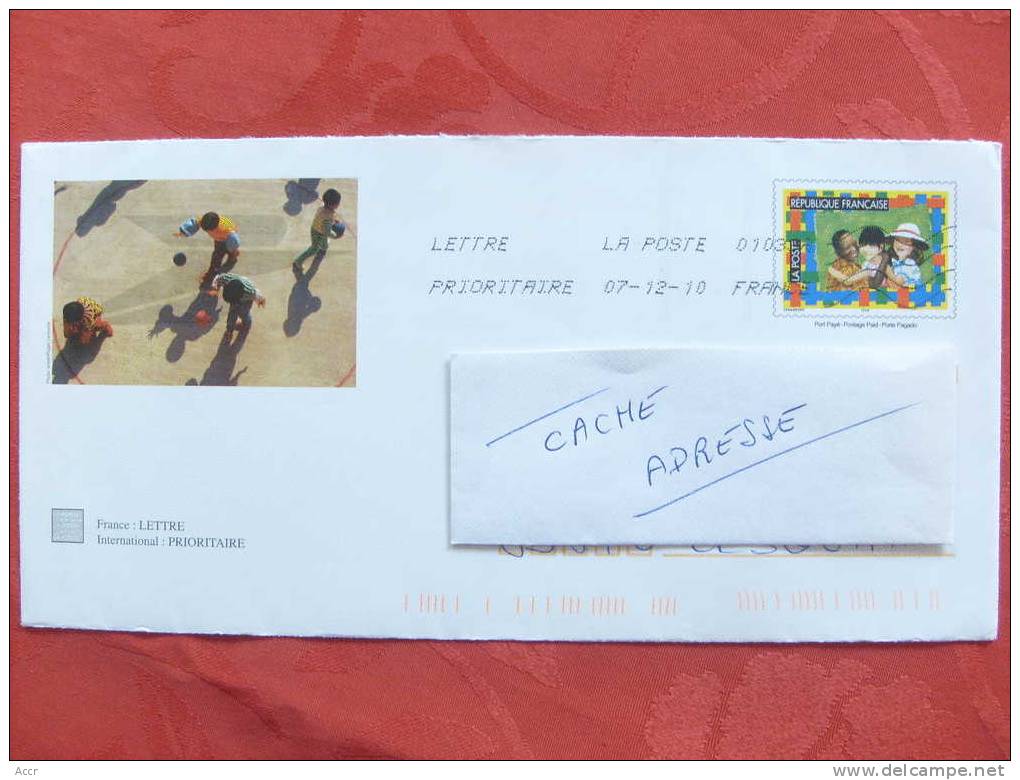 France Enveloppe PàP Voeux De La Poste 2005 _ Cinquantenaire UNICEF - Prêts-à-poster:Stamped On Demand & Semi-official Overprinting (1995-...)