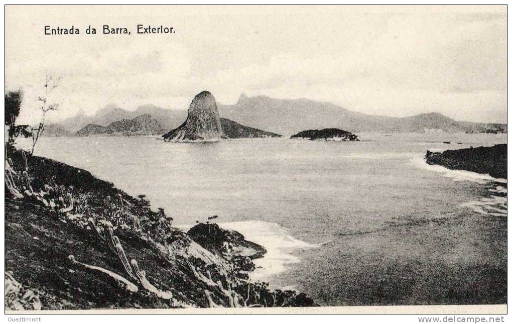 Brésil.Rio De Janeiro.entrada Da Barra , Exterior.photo Marc Ferrez Non Signée. - Rio De Janeiro