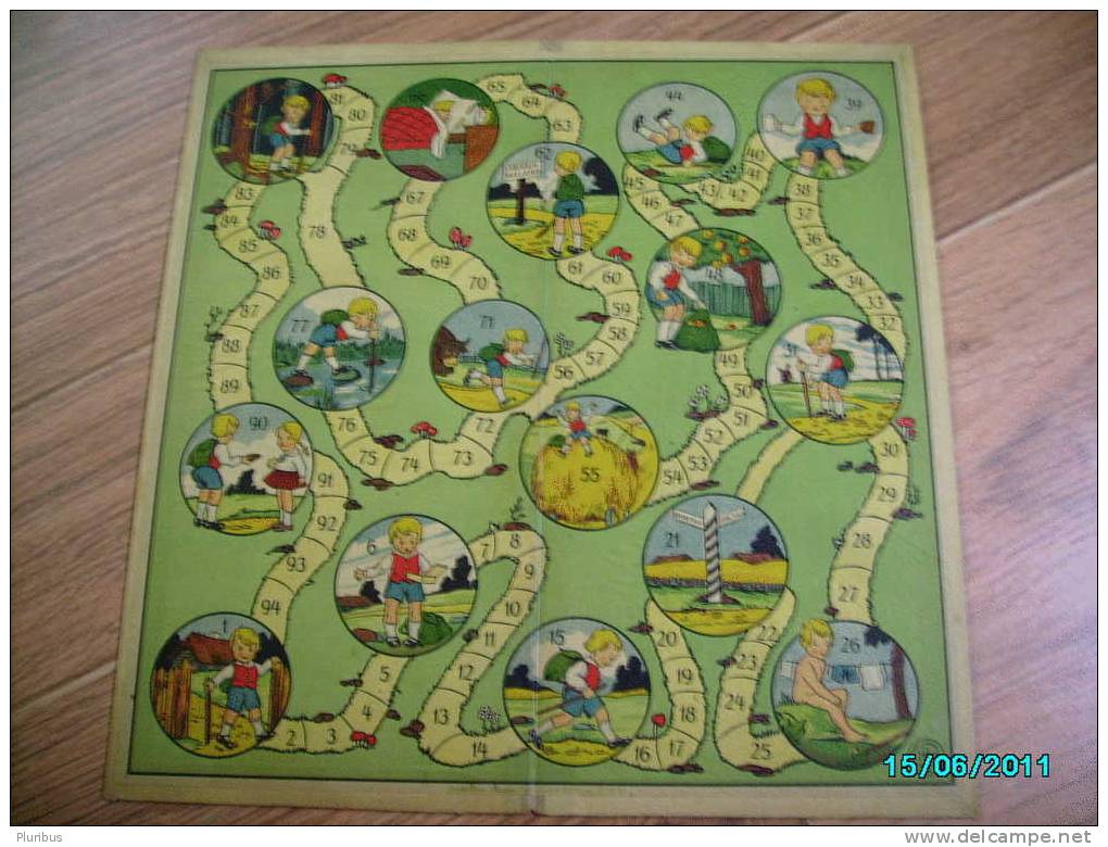 VINTAGE TABLE GAME, 1945 ESTONIA, Trip Of The LITTLE BOY - Sonstige & Ohne Zuordnung