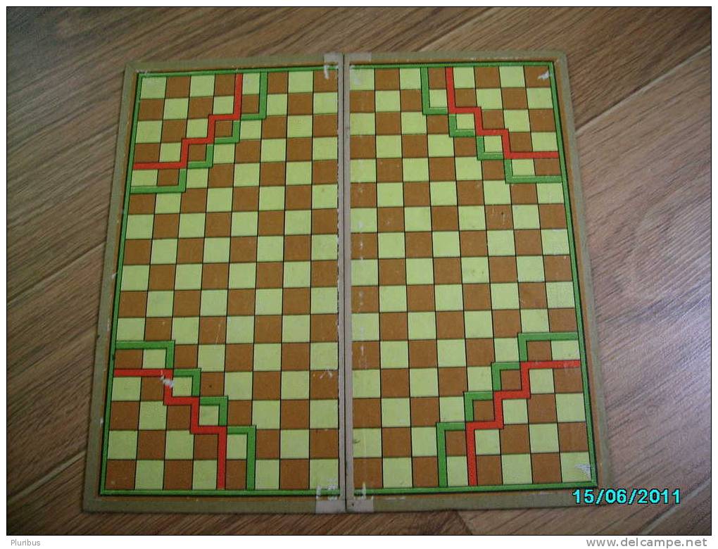 DOUBLE SIDED VINTAGE TABLE GAME,  ESTONIA - Andere & Zonder Classificatie
