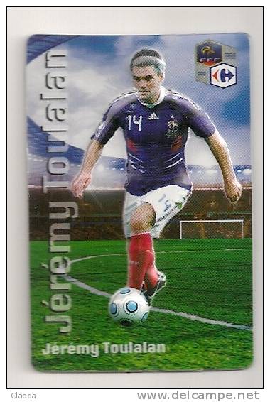10 CN MAGNET CARREFOUR - FOOTBALL - JEREMY TOULALAN - Sport