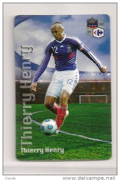 11 CN MAGNET CARREFOUR - FOOTBALL - THIERRY HENRY - Sports